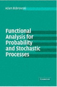 Cover Functional Analysis for Probability and Stochastic Processes