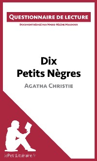 Cover Dix Petits Nègres d'Agatha Christie