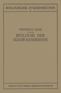 Cover Einführung in die Biologie der Süsswasserseen