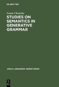 Cover Studies on Semantics in Generative Grammar