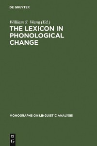 Cover The Lexicon in Phonological Change