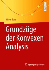 Cover Grundzüge der Konvexen Analysis