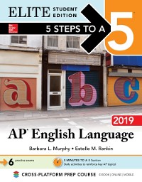 Cover 5 Steps to a 5: AP English Language 2019 Elite Student edition