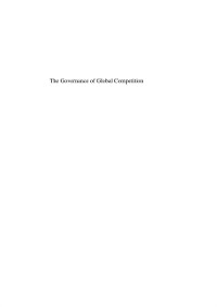 Cover Governance of Global Competition