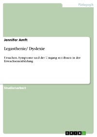 Cover Legasthenie/ Dyslexie
