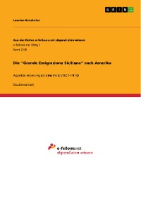Cover Die "Grande Emigrazione Siciliana" nach Amerika