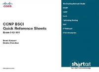 Cover CCNP BSCI Quick Reference Sheets