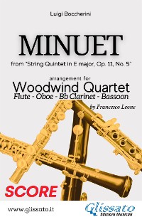 Cover Minuet - Woodwind Quartet (SCORE)