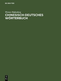 Cover Chinesisch-deutsches Wörterbuch