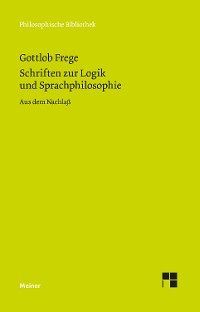 Cover Schriften zur Logik und Sprachphilosophie