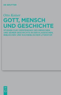 Cover Gott, Mensch und Geschichte