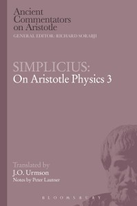 Cover Simplicius: On Aristotle Physics 3