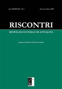 Cover Riscontri. Rivista di Cultura e di Attualità