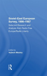 Cover Soviet-east European Survey, 1986-1987
