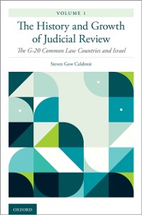 Cover History and Growth of Judicial Review, Volume 1