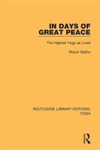 Cover In Days of Great Peace