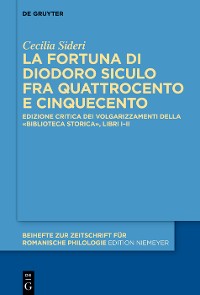 Cover La fortuna di Diodoro Siculo fra Quattrocento e Cinquecento