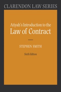 Cover Atiyah's Introduction to the Law of Contract