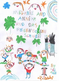 Cover Melanie & Annika und das Regenbogenschwein