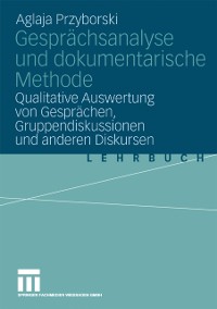 Cover Gesprächsanalyse und dokumentarische Methode