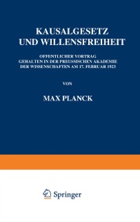 Cover Kausalgesetz und Willensfreiheit