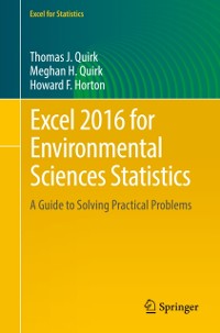 Cover Excel 2016 for Environmental Sciences Statistics