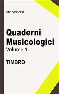 Cover Quaderni Musicologici - Timbro