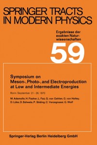 Cover Symposium on Meson-, Photo-, and Electroproduction at Low and Intermediate Energies