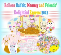 Cover Rolleen Rabbit, Mommy and Friends' Delightful Express 2022