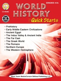 Cover World History Quick Starts Workbook, Grades 4 - 12