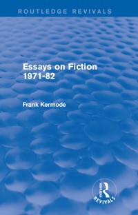 Cover Essays on Fiction 1971-82 (Routledge Revivals)
