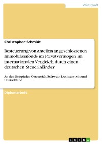 Cover Besteuerung von Anteilen an geschlossenen Immobilienfonds im Privatvermögen im internationalen Vergleich durch einen deutschen Steuerinländer