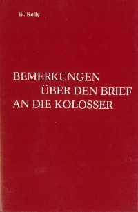 Cover Bemerkungen über den Brief an die Kolosser