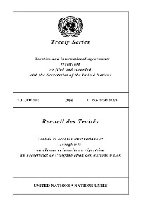 Cover Treaty Series 3013/Recueil des Traités 3013