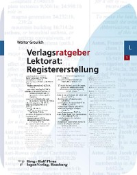 Cover Verlagsratgeber Lektorat: Registererstellung