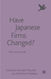 Cover Have Japanese Firms Changed?