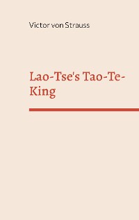 Cover Lao-Tse's Tao-Te-King