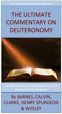 Cover The Ultimate Commentary On Deuteronomy
