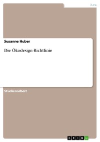 Cover Die Ökodesign-Richtlinie