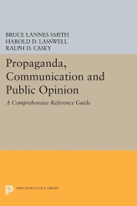 Cover Propaganda, Communication and Public Opinion