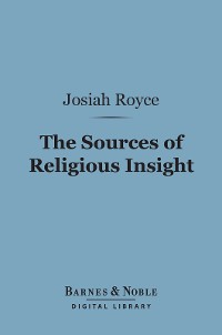 Cover The Sources of Religious Insight (Barnes & Noble Digital Library)