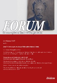 Cover Forum für osteuropäische Ideen- und Zeitgeschichte
