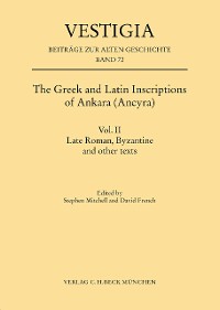 Cover The Greek and Latin Inscriptions of Ankara (Ancyra)