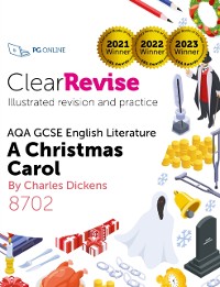 Cover ClearRevise AQA GCSE English Literature 8702, Dickens, A Christmas Carol