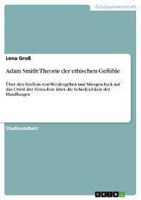 Cover Adam Smith: Theorie der ethischen Gefühle