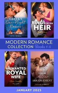 Cover Modern Romance January 2025 Books 1-4