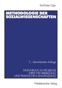 Cover Methodologie der Sozialwissenschaften