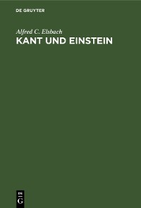 Cover Kant und Einstein