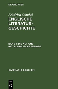 Cover Die alt- und mittelenglische Periode