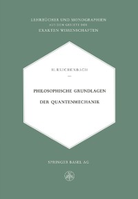 Cover Philosophische Grundlagen der Quantenmechanik
